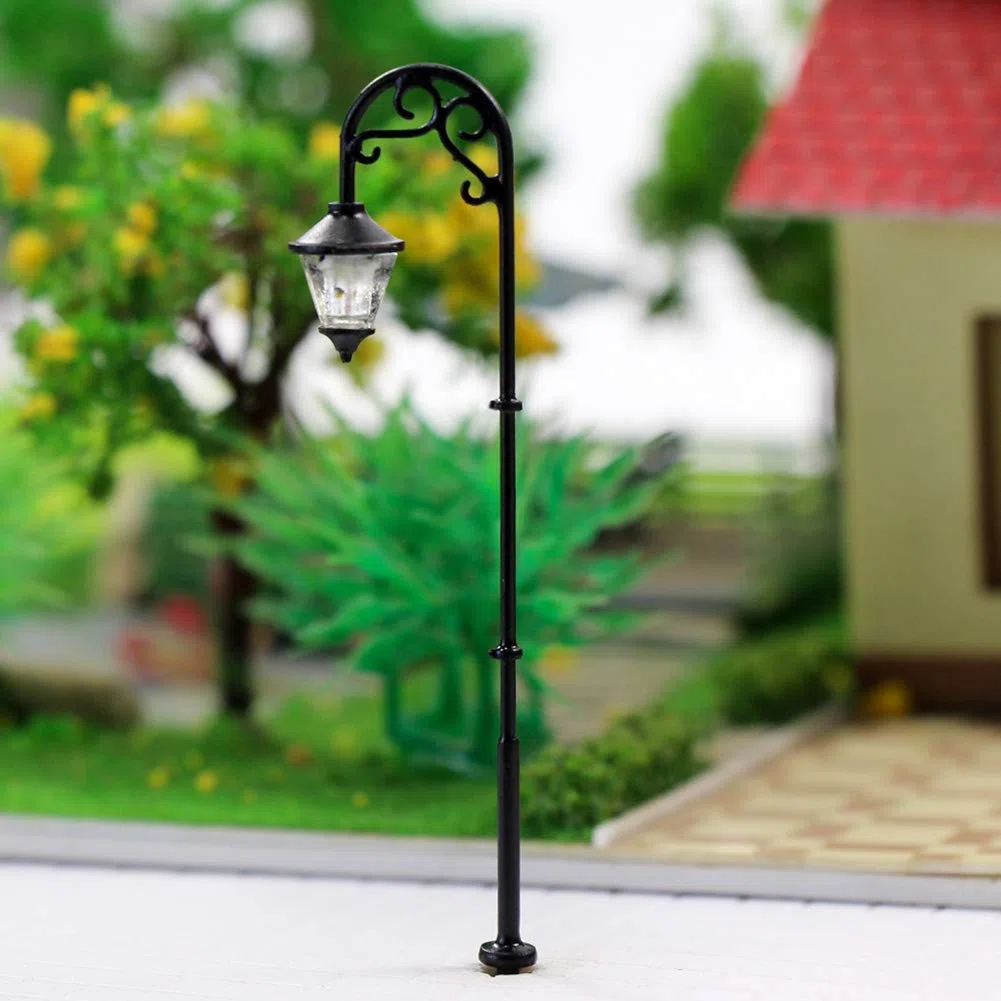 Evemodel lampioni ferroviari HO 63mm modello lampade stradali