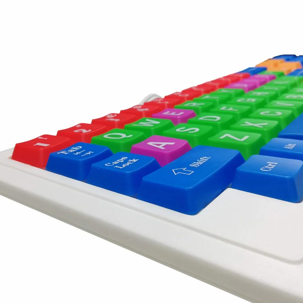 Nuova tastiera colorata per migliorare l'apprendimento dei bambini - Layout italiano - Educational Keyboard Kids