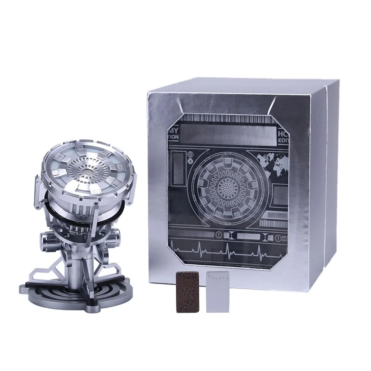 TechnixLabz Reattore scala 1/1, modello Ark-Palladium Generation 3 Arc Reattore con effetti luminosi, Tech Hobbyist Models