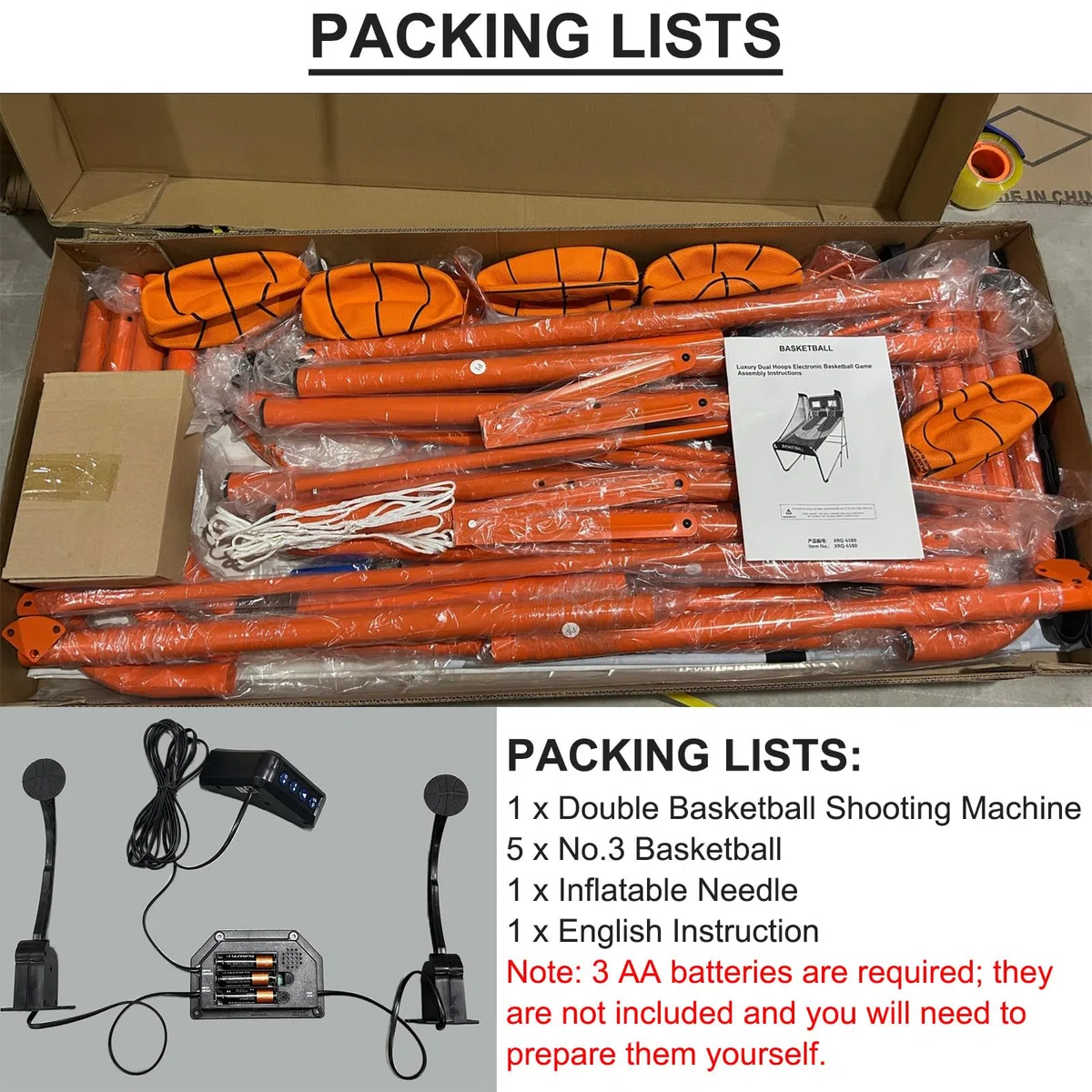 Gioco Arcade da Basket Pieghevole, Macchina Elettronica per Tiro Doppio con Punteggio, Gioco da Basket al Coperto per Allenamento e Sviluppo delle Abilità