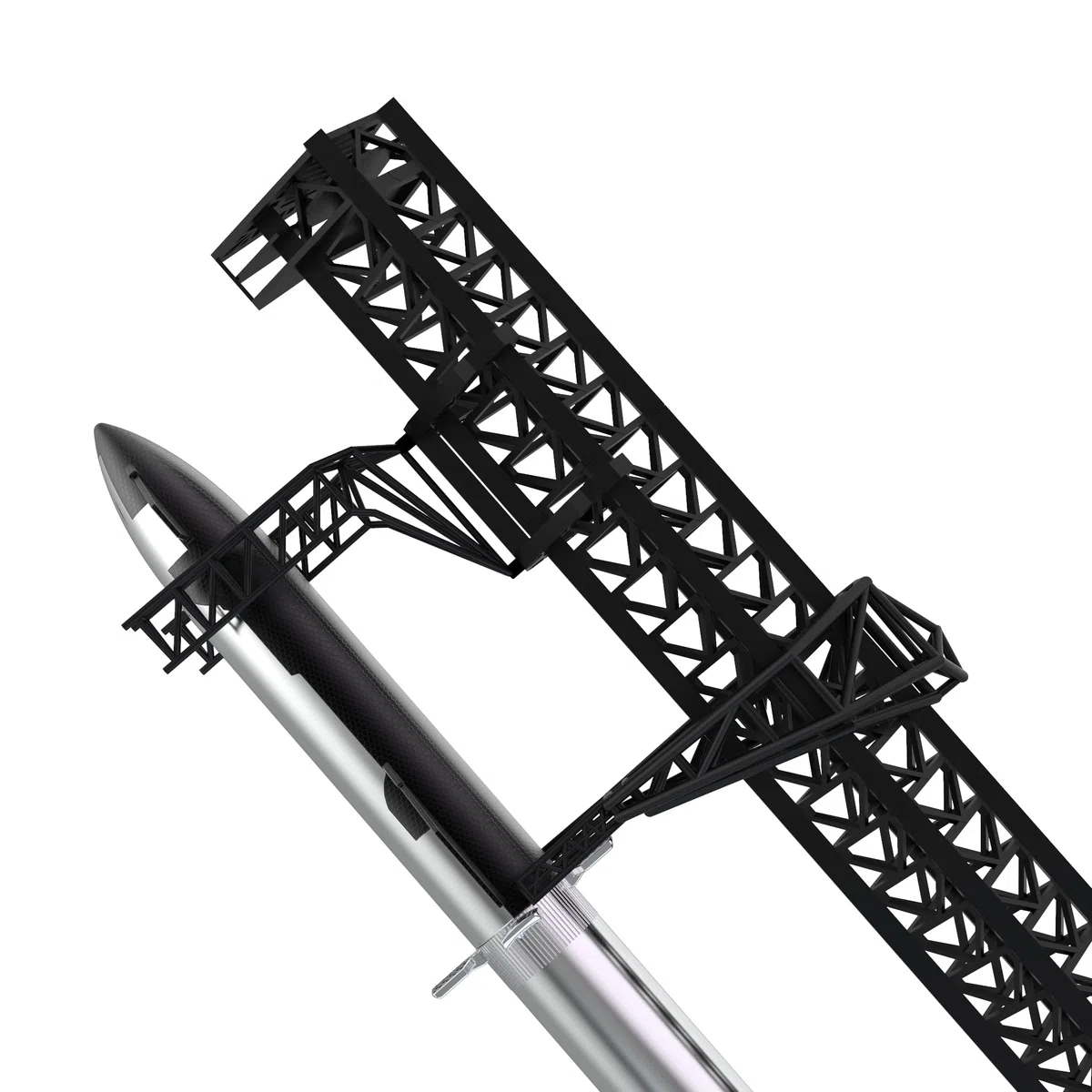 Powvan Set di Modelli di Razzo SpaceX Starship - Drago Astronave Lanciatore Pesante Falcon 9 Booster Ornamento da Scrivania, Regalo da Collezione Aerospaziale per Amante dello Spazio (Set Starship)
