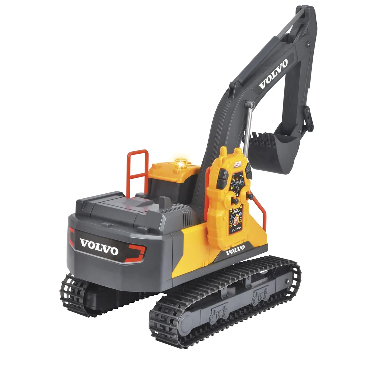 Dickie Construction Radiocomando Volvo Escavatore 60 cm, Luci & Suoni, 4 canali, 2,4 GHz, + 3 Anni, 203729018