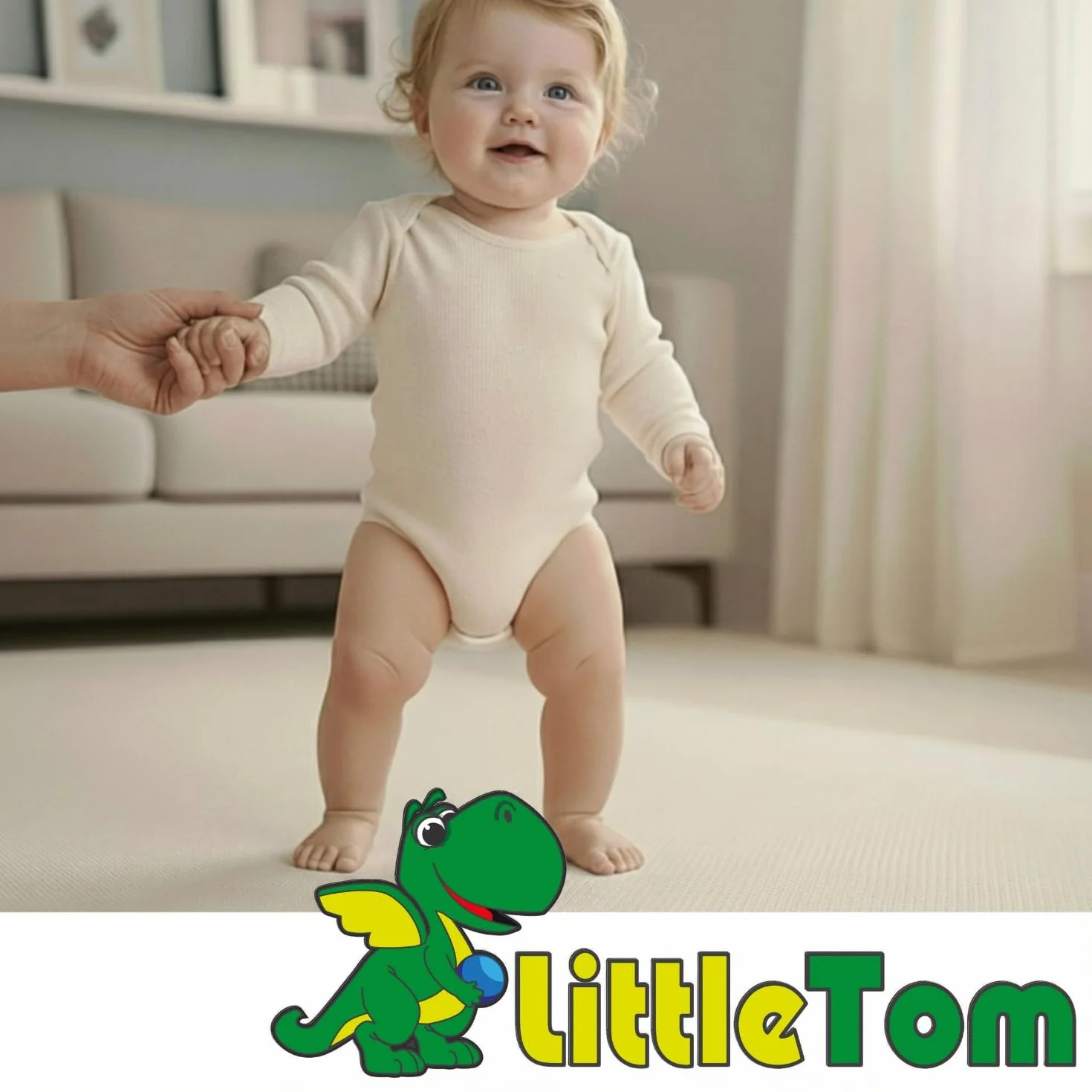 LittleTom 18 Pezzi Tappeto Gioco per Bambini in Piastrelle EVA 30x30 cm - Pavimento Morbido e Antiscivolo per Neonati