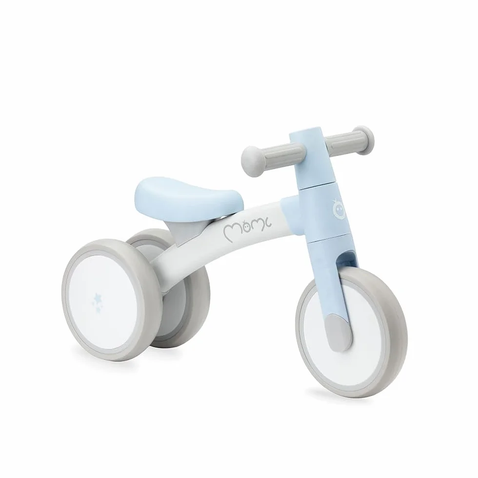 Triciclo senza pedali per bambini MoMi TEDI per bambine e bambini (peso massimo 25 kg), mini bicicletta senza pedali con ruote in plastica resistenti alla foratura, telaio in metallo leggero - 1,2 kg
