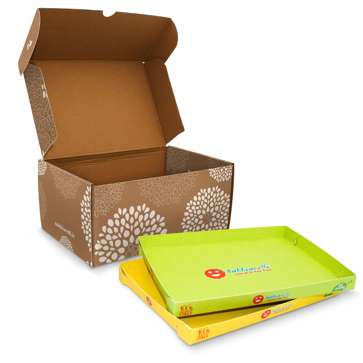 Sabbiarelli Sand-it For Fun Box Sandsation Art 12-99 Kit Sand Art 100% Made in Italy con Sabbia Colorata, Disegni Adesivi e Accessori