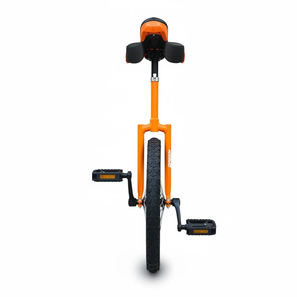 Green Slide Monociclo 20" Gamma Edge Orange, Freestyle (Forcella quadrata trucks), Cerchio in alluminio, Sella Maniglia