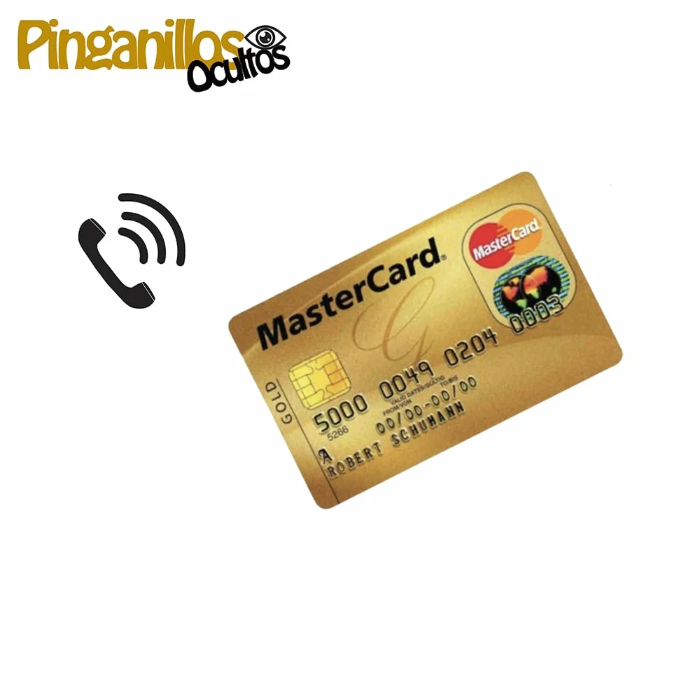 Auricolari nascosti Pingring Esami Carta di credito SIM - Auricolare spia invisibile wireless Copiare Esame (Mini)