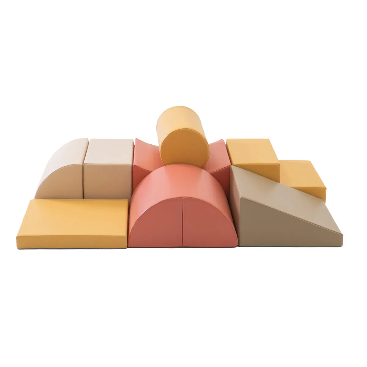 IGLU Soft Play Adventurer Set di mattoncini da costruzione in schiuma giganti, 8 pezzi (Pastel Autumn)