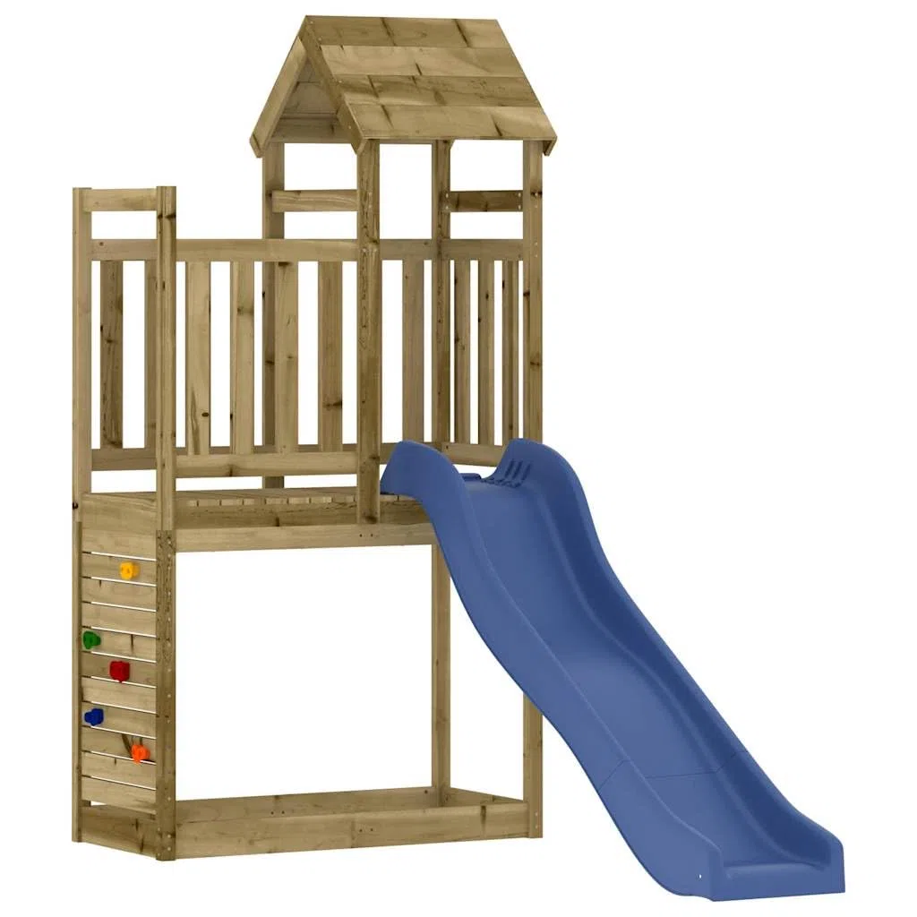 vidaXL Set da Gioco da Esterno in Legno di Pino Impregnato