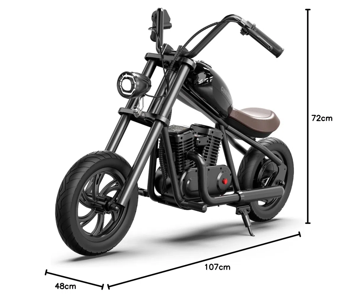 HYPER GOGO Challenger 12 Motocicletta elettrica per bambini 160W 8/12/16 KMH 12"