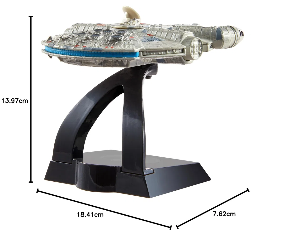 Hot Wheels Star Wars Millennium Falcon Metal Starship 1/50