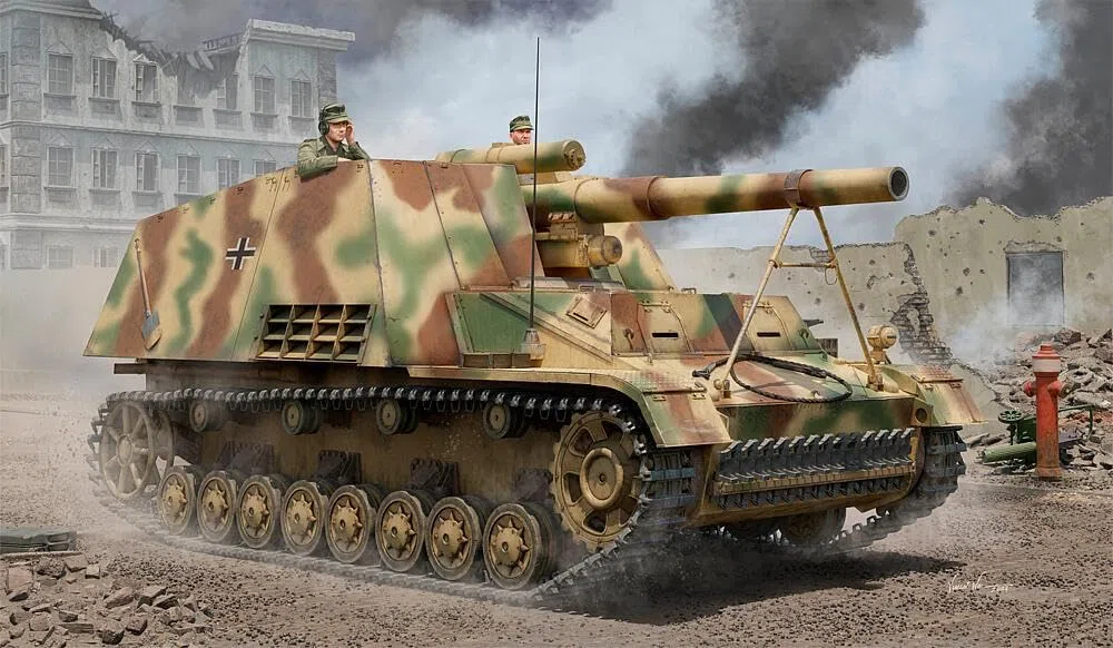 Trumpeter 750953-1/16 Sd.Kfz. 165 Bumble, versione tardiva, scala 1:16
