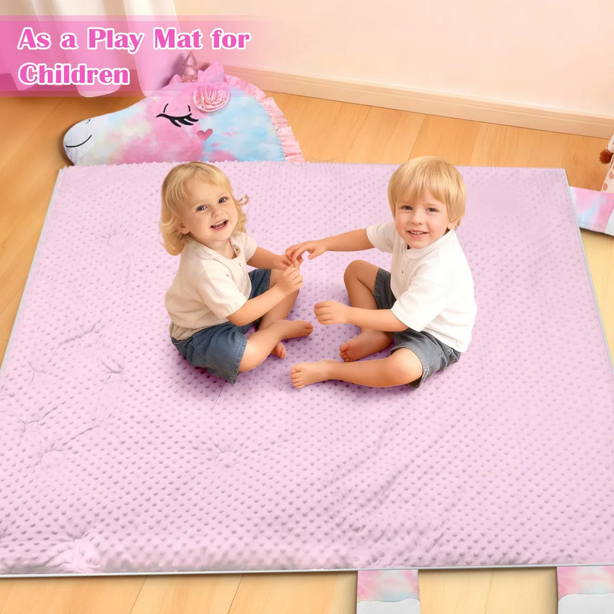Sacco a Pelo Bambini Sfoderabile con Cuscino, Nap Mat Caldo in Peluche a Forma di Elefante, Sacco Nanna Grande Pieghevole per Interno Esterno Campeggio, 170x70cm, Blu