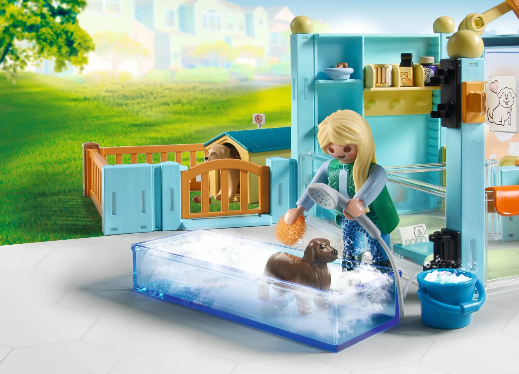 PLAYMOBIL | My Life | Hotel per Animali Set di Figurine Animali | Giocattolo per Bambini dai 4 anni | 71742, Hotel per animali