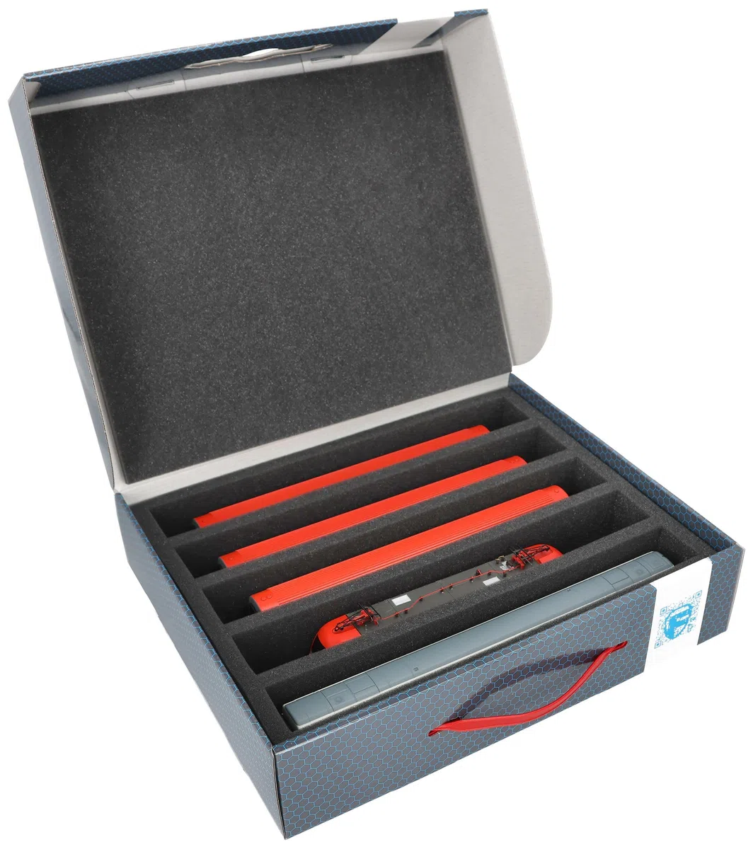 Feldherr Storage Box FSLB075 per modellini H0 5 slot verticale 3 pezzi