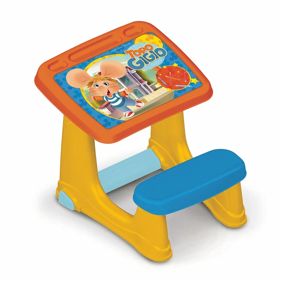 Grandi Giochi Topo Gigio, Solido Banco Scuola di Topo Gigio per i Primi Disegni - TPG32000