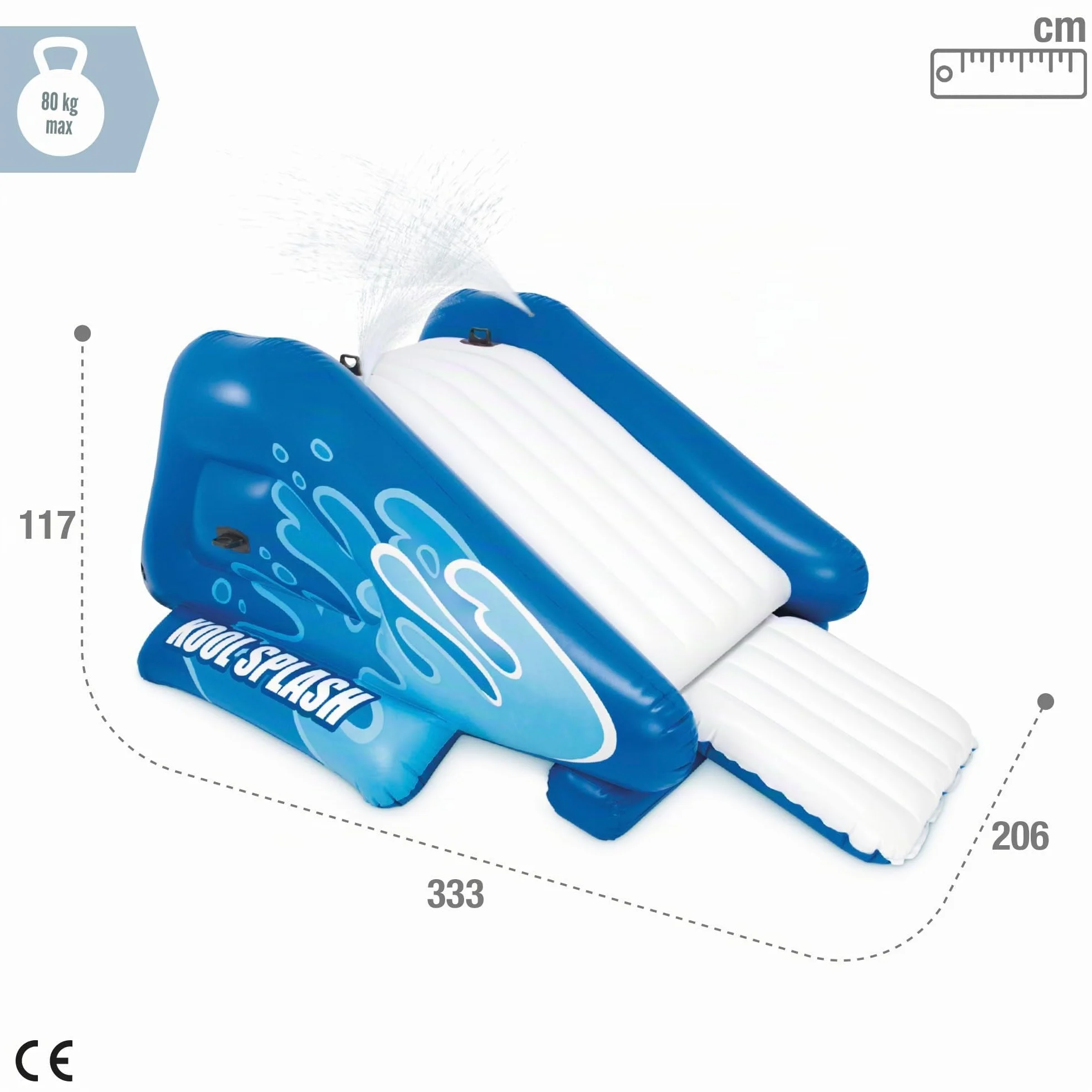 Intex 58849 - Scivolo, 333 x 206 x 117 cm, Multicolore