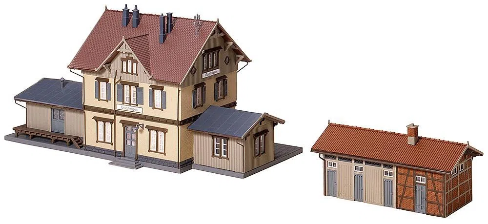 Faller 110107 Kit di Costruzione Stazione Merci Guglingen Ho Scale