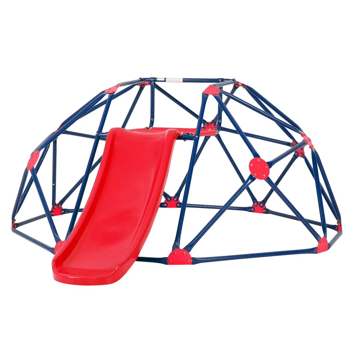 RELAX4LIFE Cuccia da Arrampicata con Scivolo per Bambini, Struttura per Arrampicata da Giardino, Portata Fino a 180 kg, Scala da Arrampicata per Bambini 3-10 Anni (Rosso)
