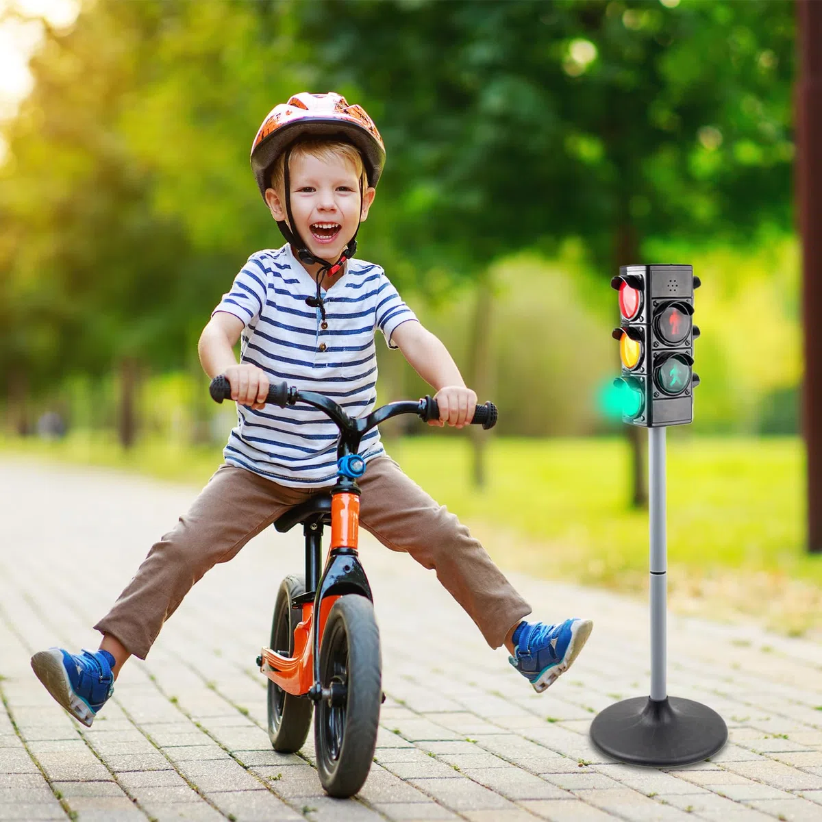 Giocattolo Semaforo - Modello Segnale | Modellini Di Traffico, Modellini Di Segnale Da 25 Cm Di Altezza, Semaforo Educativo Per Giochi Di Finzione, Attività Di Apprendimento In Età Prescolare