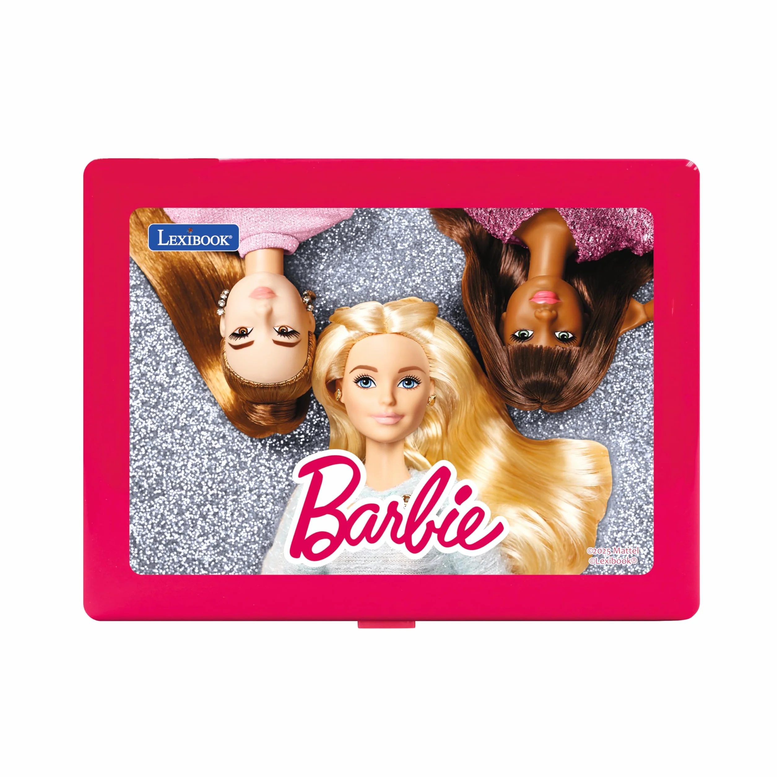 Lexibook Barbie, Laptop educativo e bilingue in inglese/italiano, giocattolo per bambini con 124 attività per imparare, giochi e musica, rosa, JC598BBi5LXB