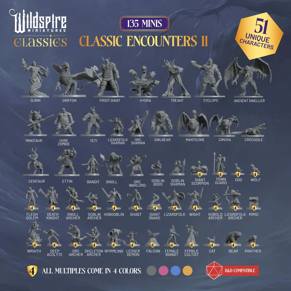 Wildspire 135 Incontri classici II Set