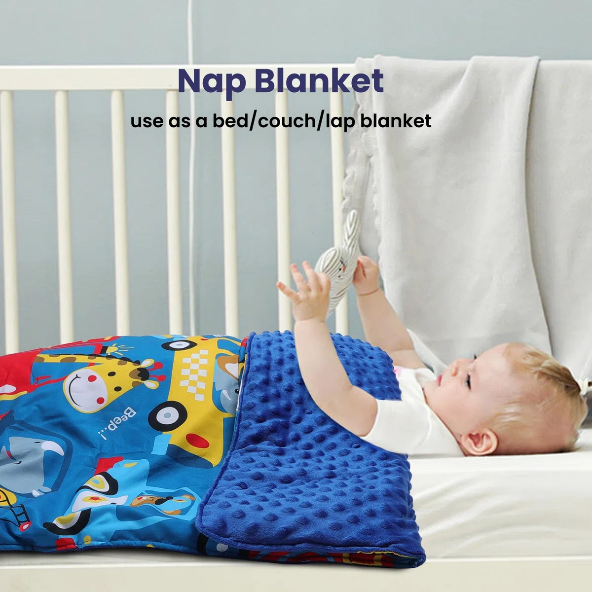 decalsweet Nap Mat per Bambini con Cuscino e Coperta Rimovibili, Grande Extra Spesso 2 in 1 Sacco a Pelo Pieghevole per Ragazze Ragazzi, Nap Mats per Asilo Nido e Campeggio Auto (WX-A-0090)