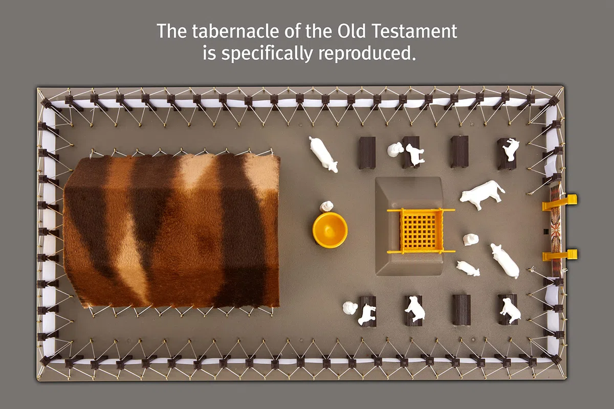 The Tabernacle Model Kit - Risorsa per l'insegnamento e l'apprendimento - Modello in Scala 1:90 Facile da Montare - Antico Testamento