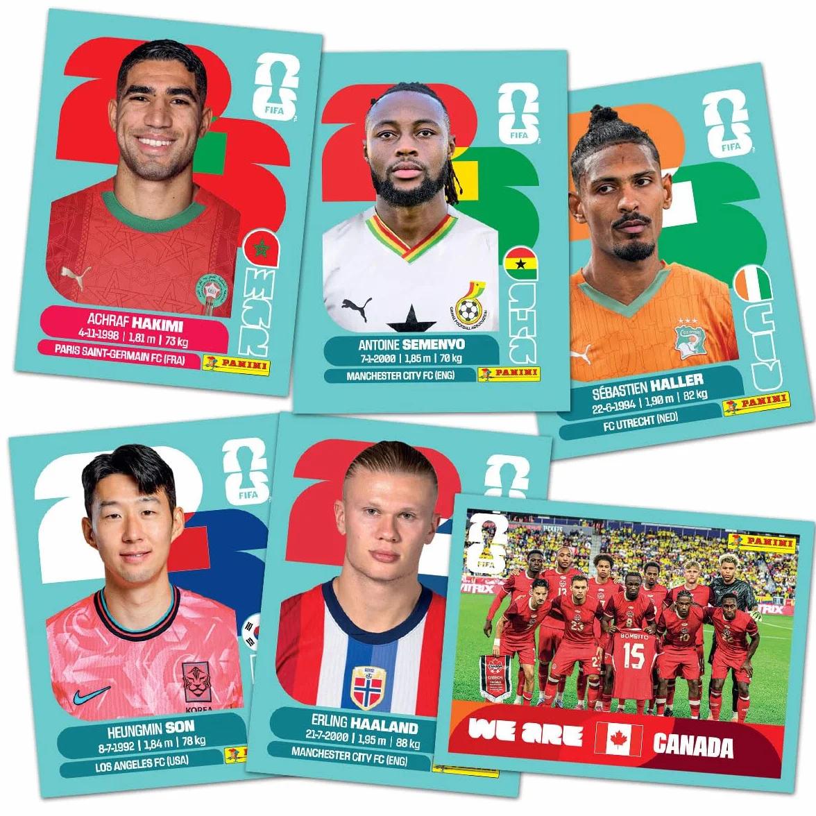 Panini Collezione ufficiale di adesivi FIFA World Cup 2026™ (scatola da 100 sacchetti)