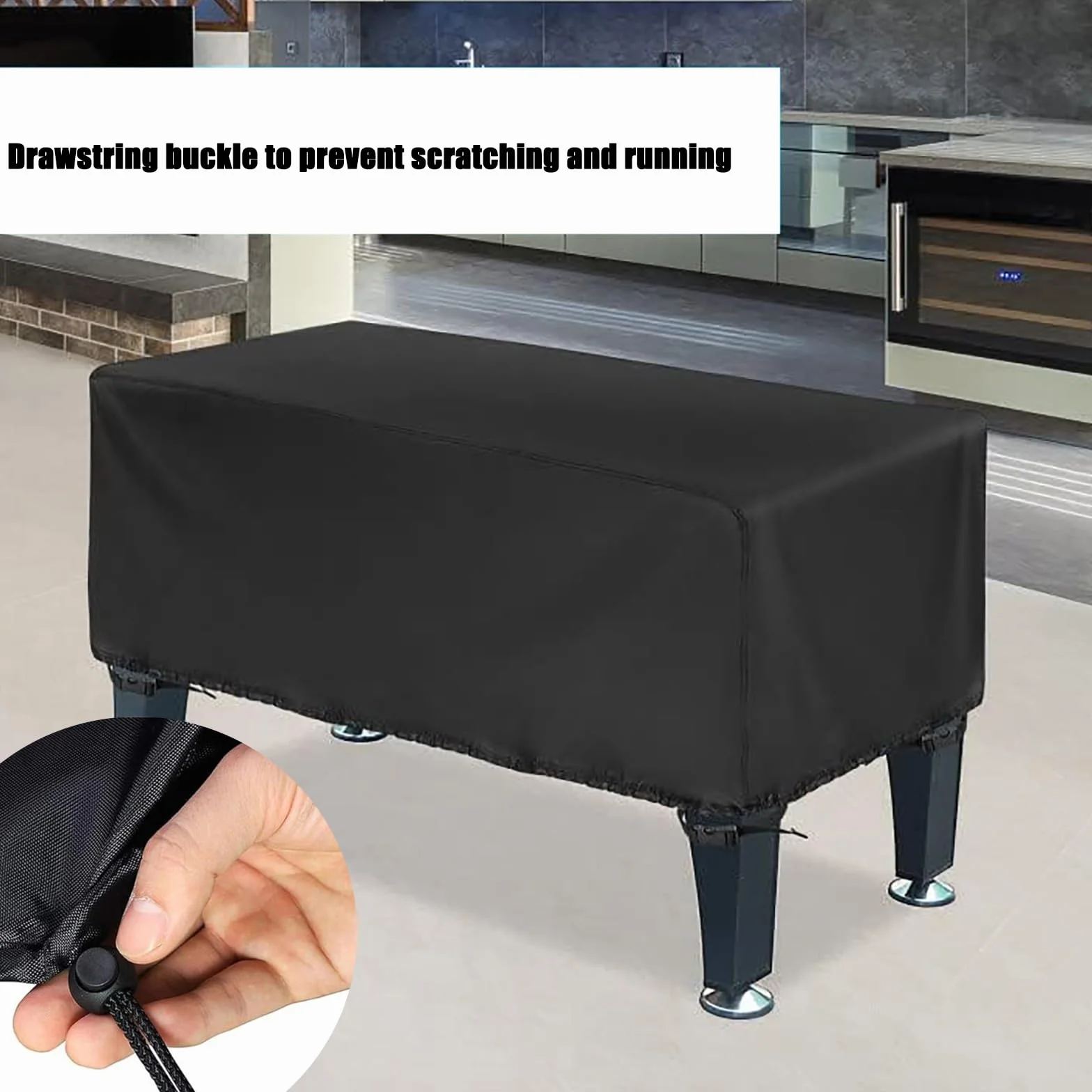 Copertura per Biliardino per Esterni Interni , 420D Oxford Rettangolari Coperture Protezione per Tavolo da Calcio Gioco da Esterno, Telo Protettiva Custodia per Foosball Table(Size:420D：160*115*50cm,C