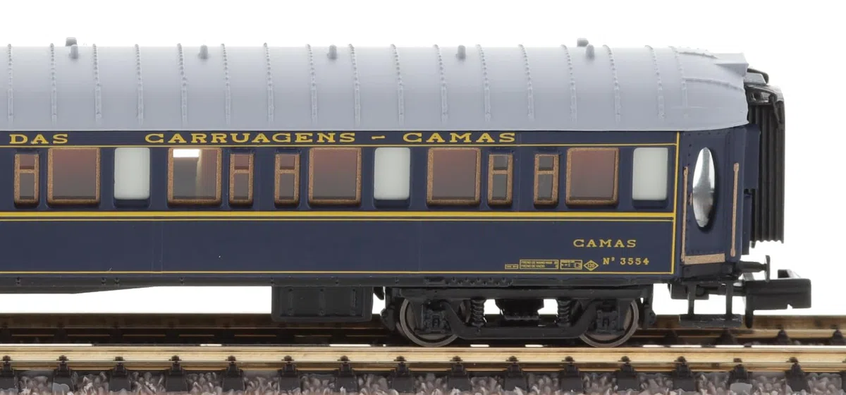 RENFE, set di 3 unità CIWL "Castellano Expreso", vagone per trasporto bagagli + 2 carrozze letto Lx, epoca IV