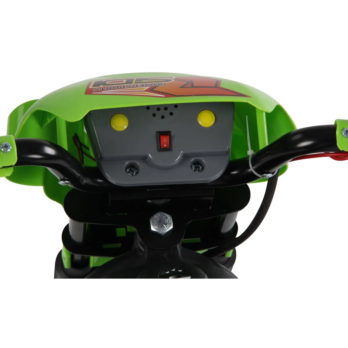 HOMCOM Moto Elettrica per Bambini 3+ Anni, 6V 2.5km/h, 102x58x66cm, Verde