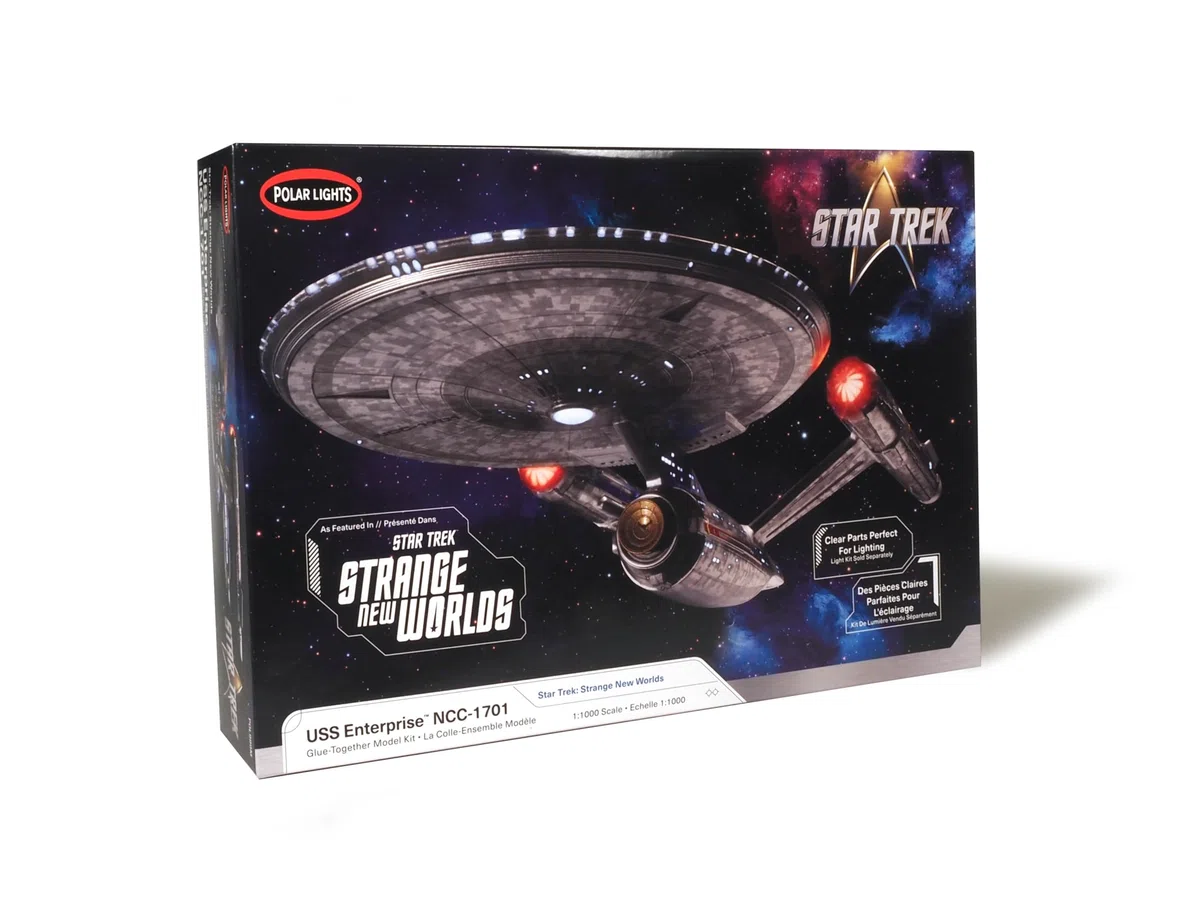 Polar Lights Star Trek Strange New Worlds U.S.S. Enterprise - Modellino in scala 1:1000