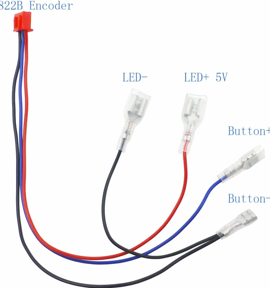 Fosiya 2 Giocatori Arcade Joystick LED Chrome Pulsanti per PC MAME Raspberry Pi Videogiochi Arcade Cabinet Parts (Colori Misti)