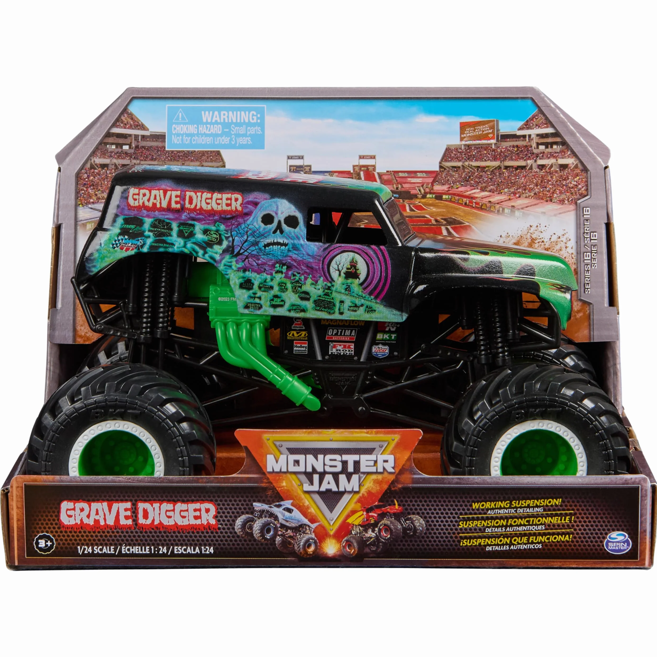 Monster Jam 1: 64 Scala Diecast Grave Digger