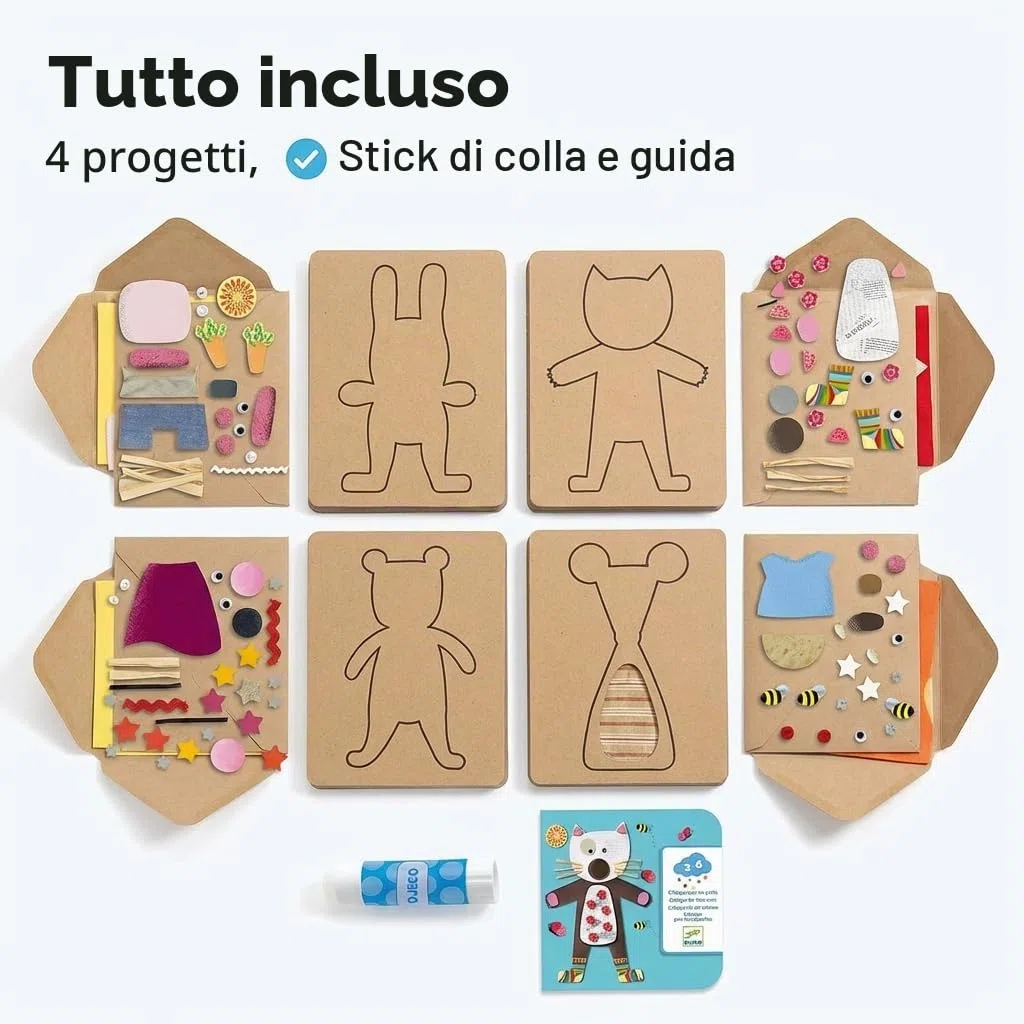 djeco 599386031 – Collage per Bambini