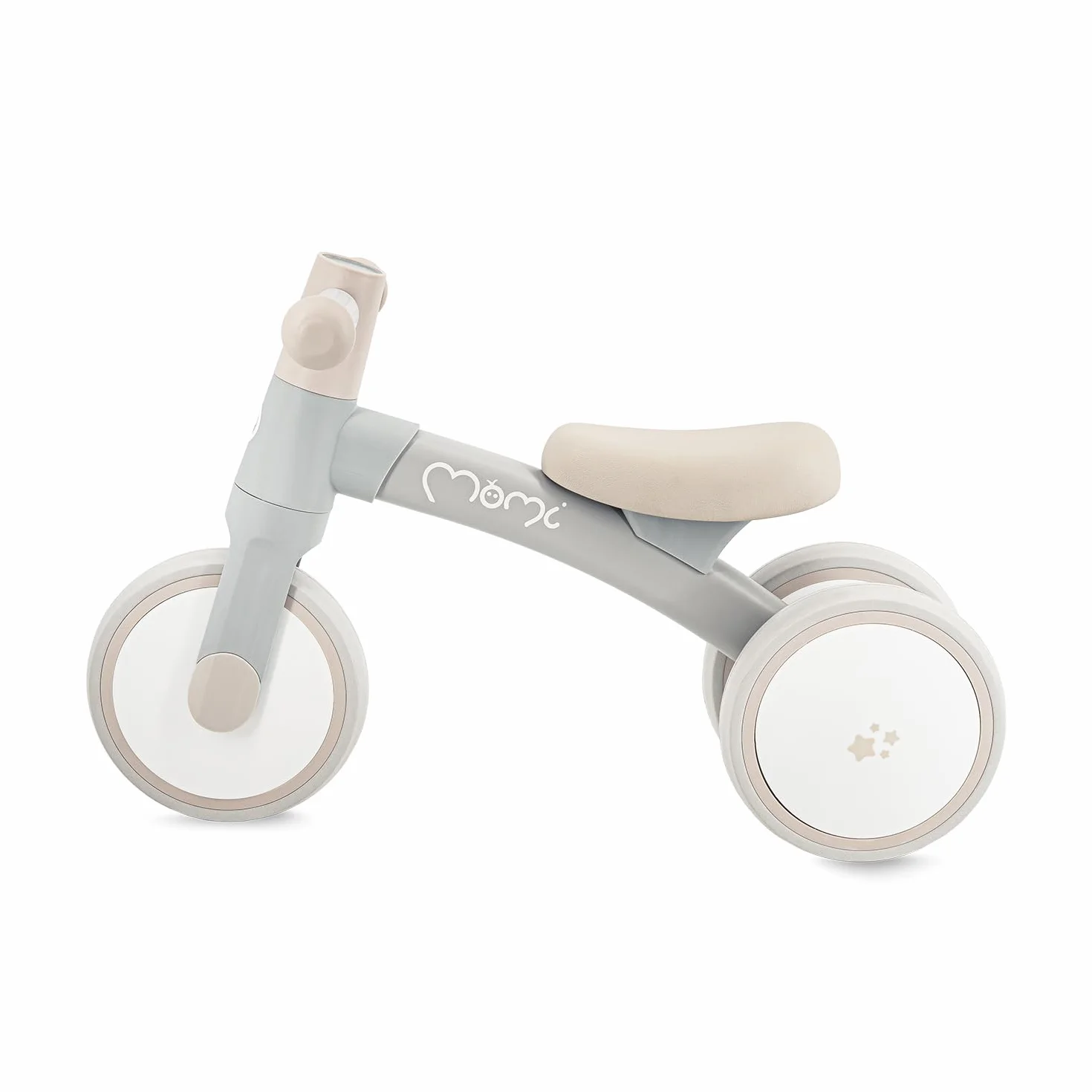 Triciclo senza pedali per bambini MoMi TEDI per bambine e bambini (peso massimo 25 kg), mini bicicletta senza pedali con ruote in plastica resistenti alla foratura, telaio in metallo leggero - 1,2 kg