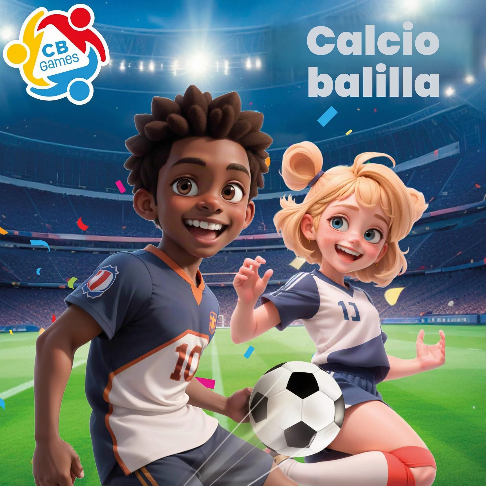 ColorBaby - Calciobalilla in Legno Premium 60 x 30 x 20 cm