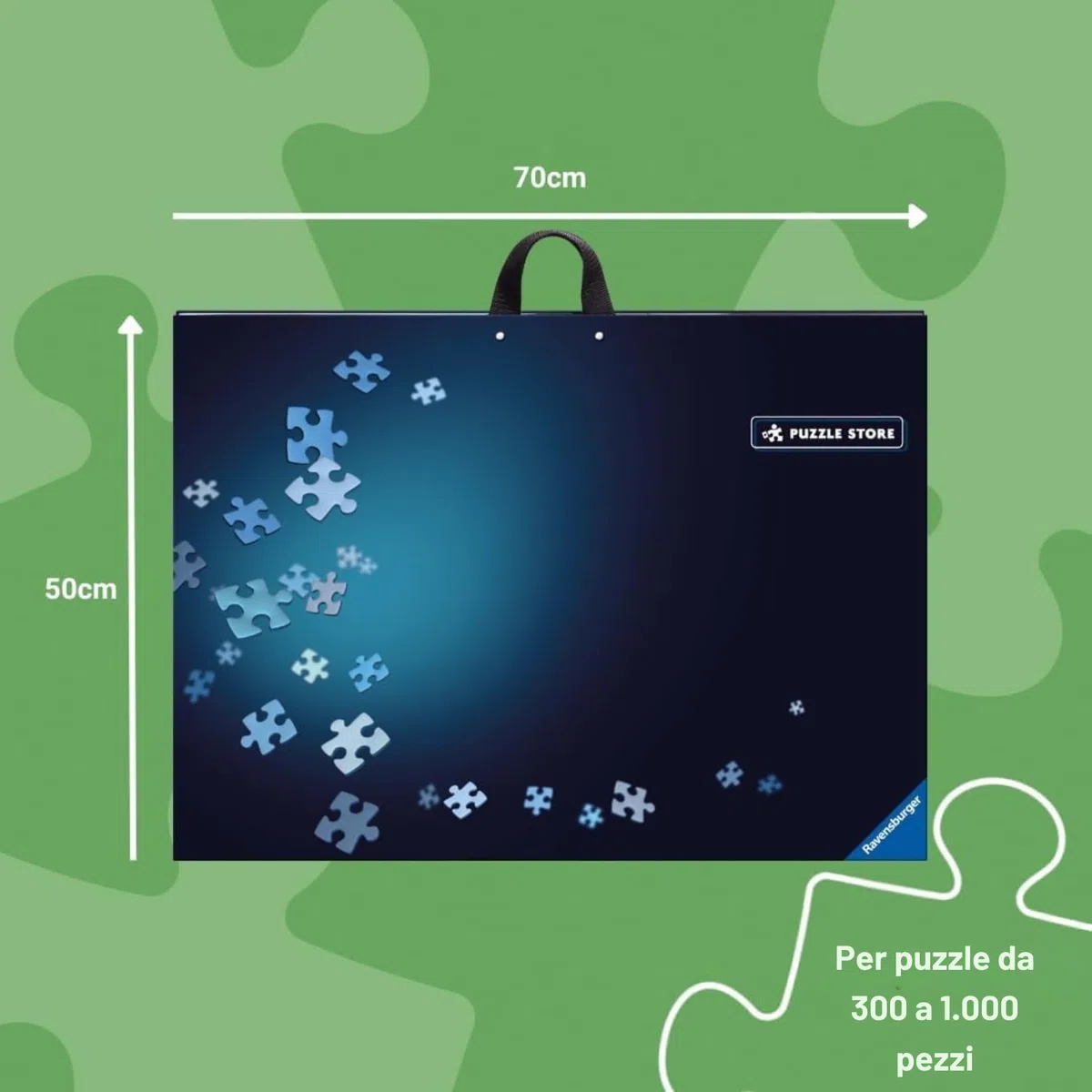 Ravensburger - Puzzle Portfolio Accessorio | Idea Regalo Per Lei O Lui | 70x50 Cm | Tappeto Puzzle Bambini | Cartella Per Puzzles 1000 Pezzi