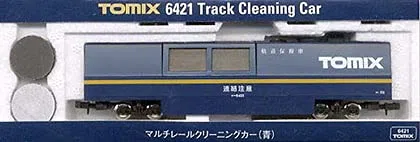 TOMIX 6425 VAGONE a TRAINO con MOTORE ASPIRATORE e SPAZZOLE ROTANTI per la PULIZIA e LUCIDATURA di TUTTI i TIPI di BINARI in SCALA-N 1:160