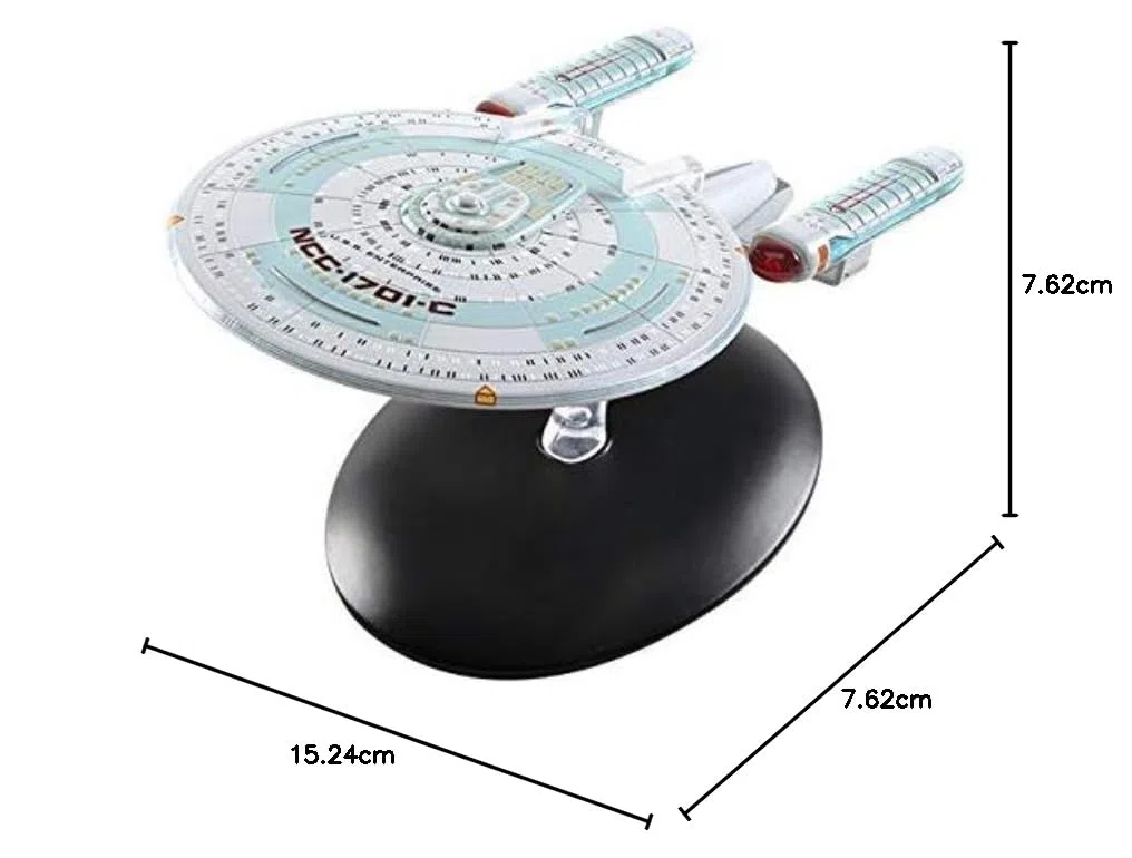 Star Trek Official Starships Collection U.S.S. Enterprise NCC-1701-C Eaglemoss Model Ship
