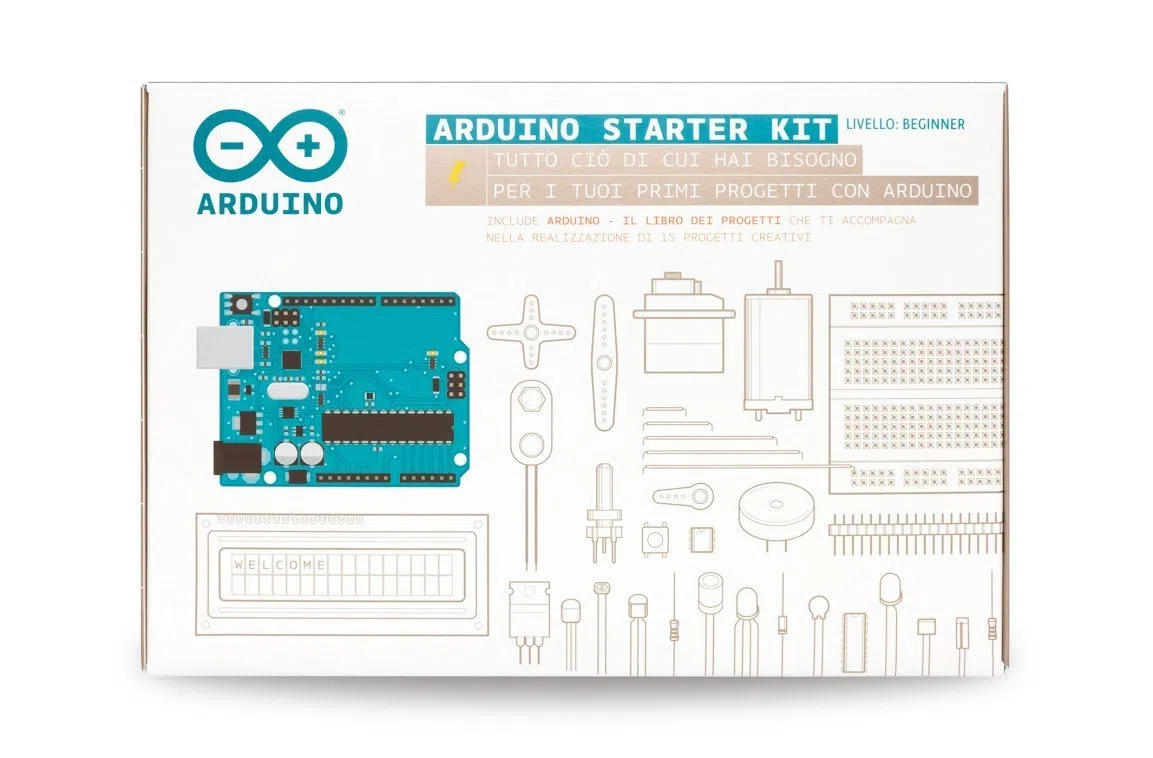 Official Arduino Starter Kit [K010007] (Italian project book) - Kit completo per l'apprendimento dell'elettronica e della programmazione, ideale per i principianti.