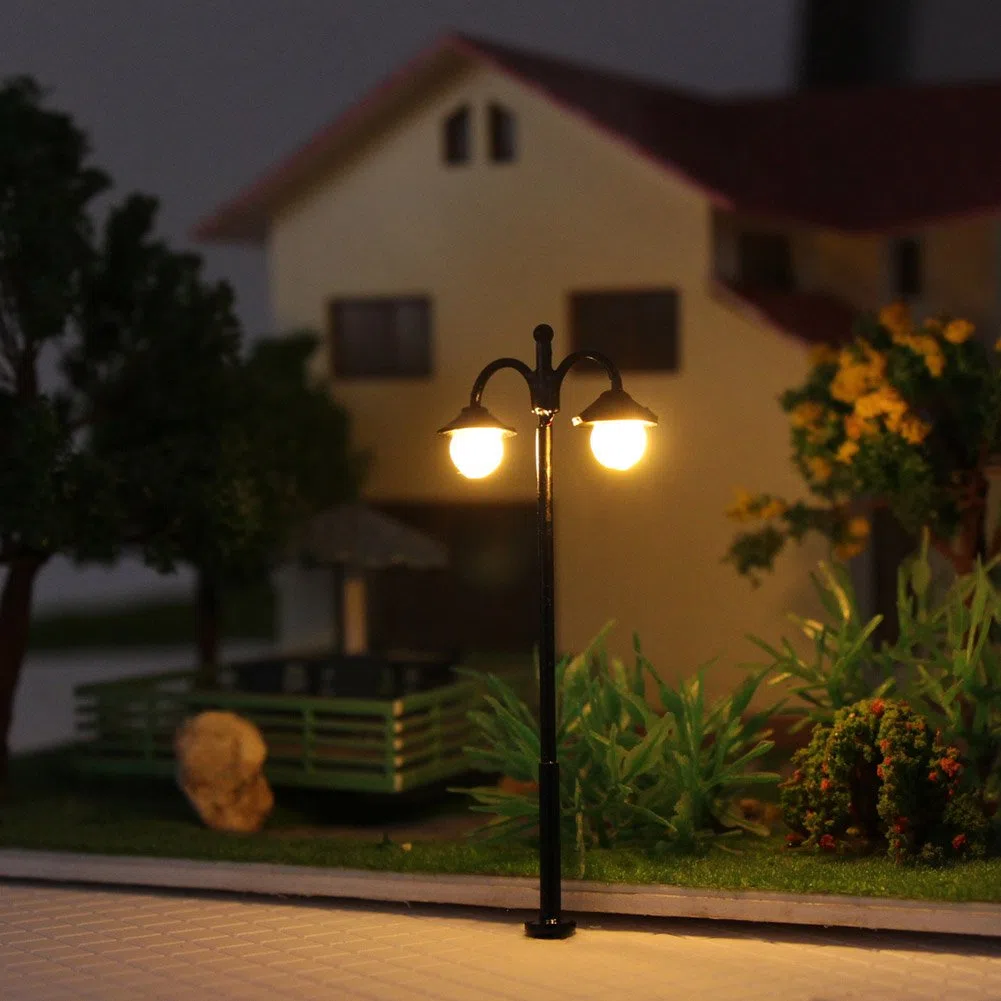 Evemodel Lanterne da Parco a LED 60 mm 12-18V Calibro H0