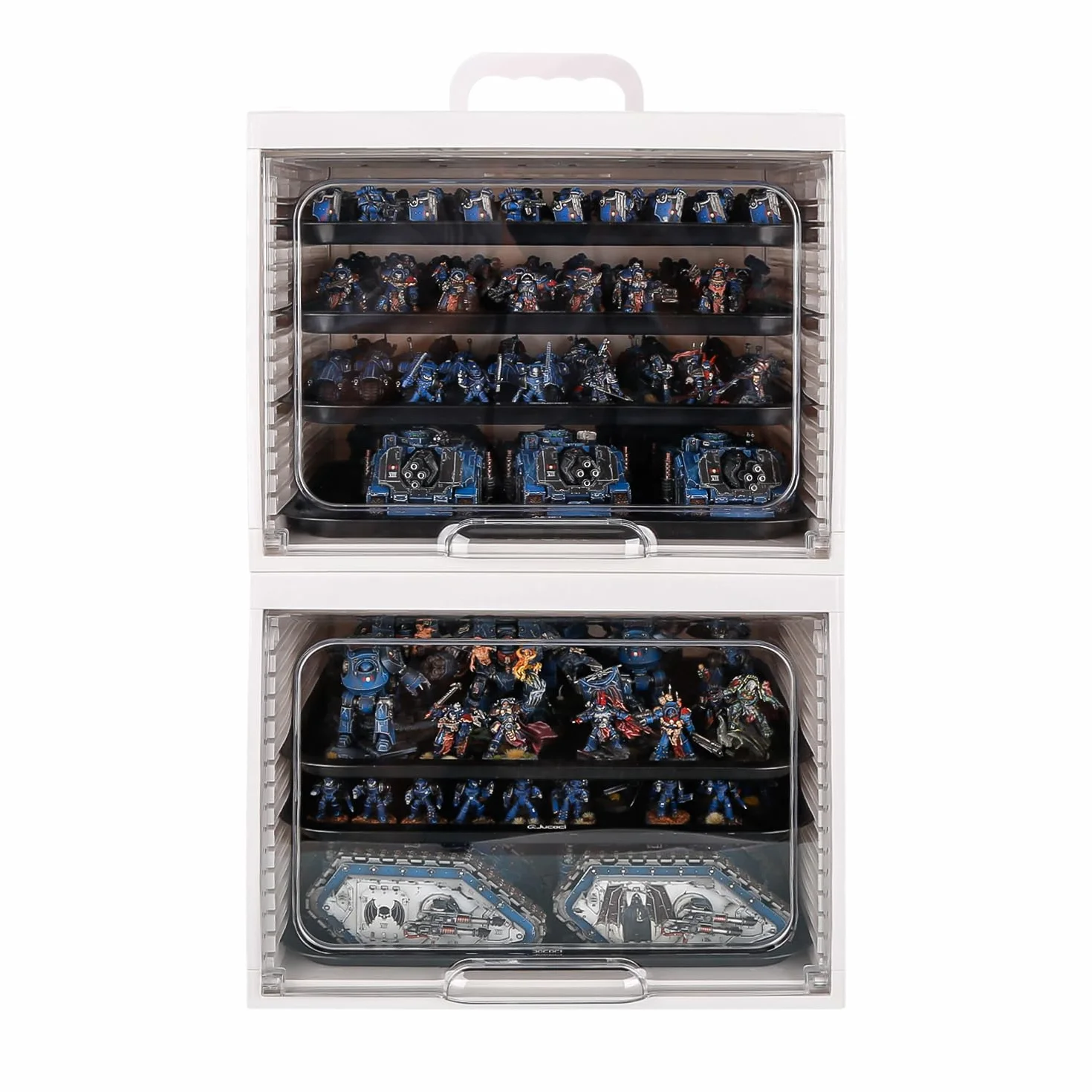 Jucoci Custodia per Miniature Custodia da Trasporto per Miniature (Set da 2 PEZZI)