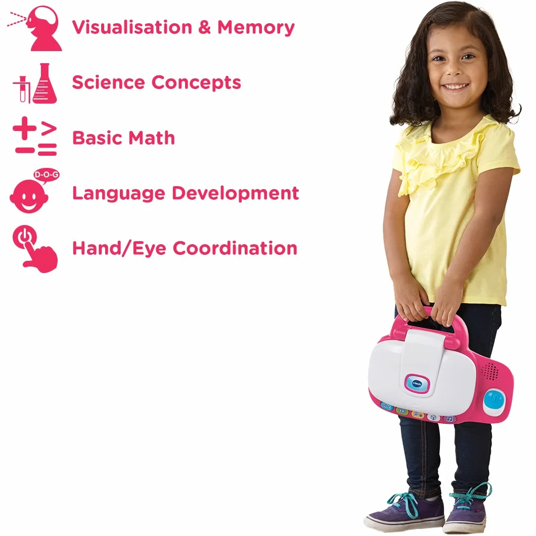 VTech Pre-School My Laptop-Rosa, Colore, 20.9H x 27.1W x 6.8D, 155453