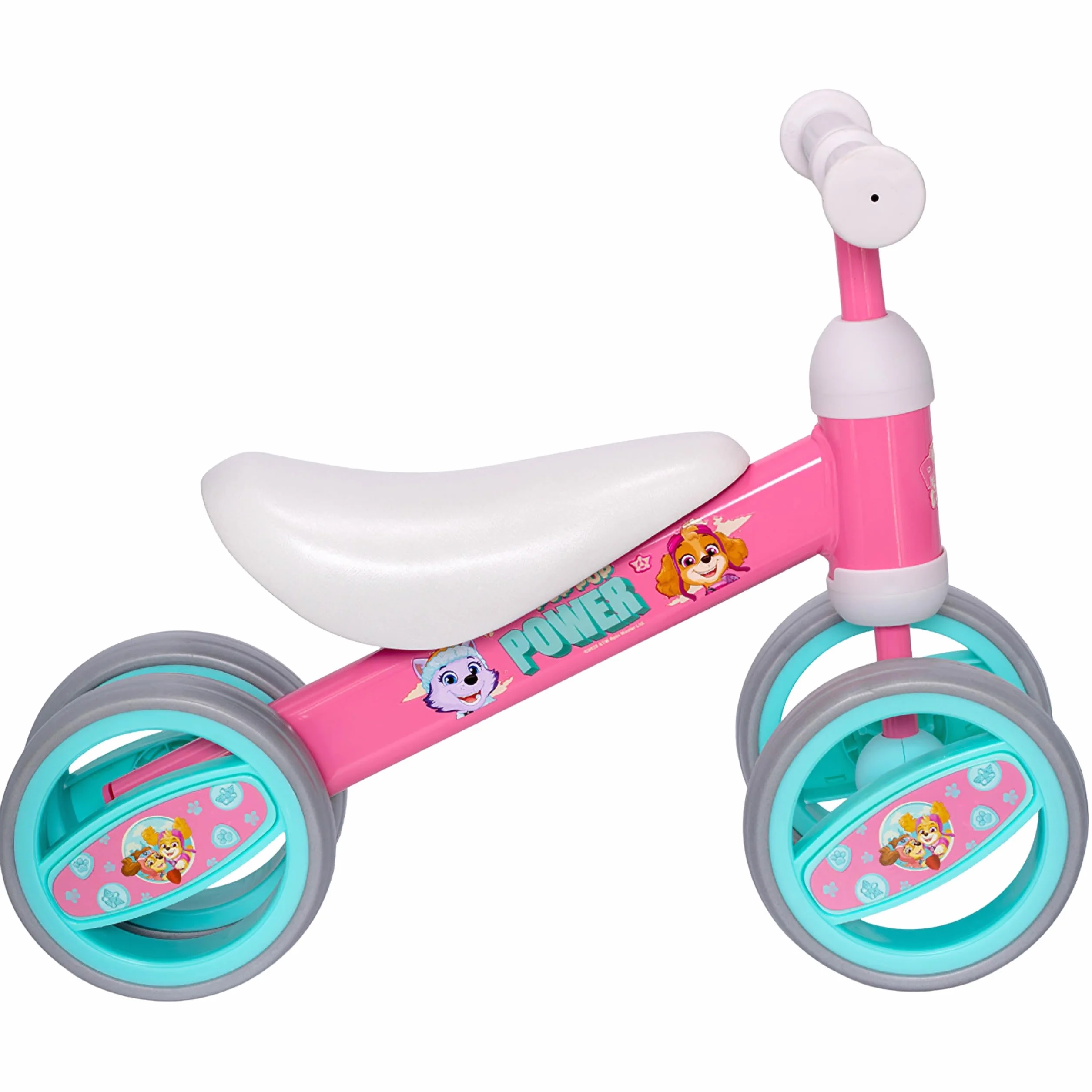 sarcia.eu Bicicletta senza pedali a 4 ruote, leggera, in metallo, prima bicicletta, girello 1+