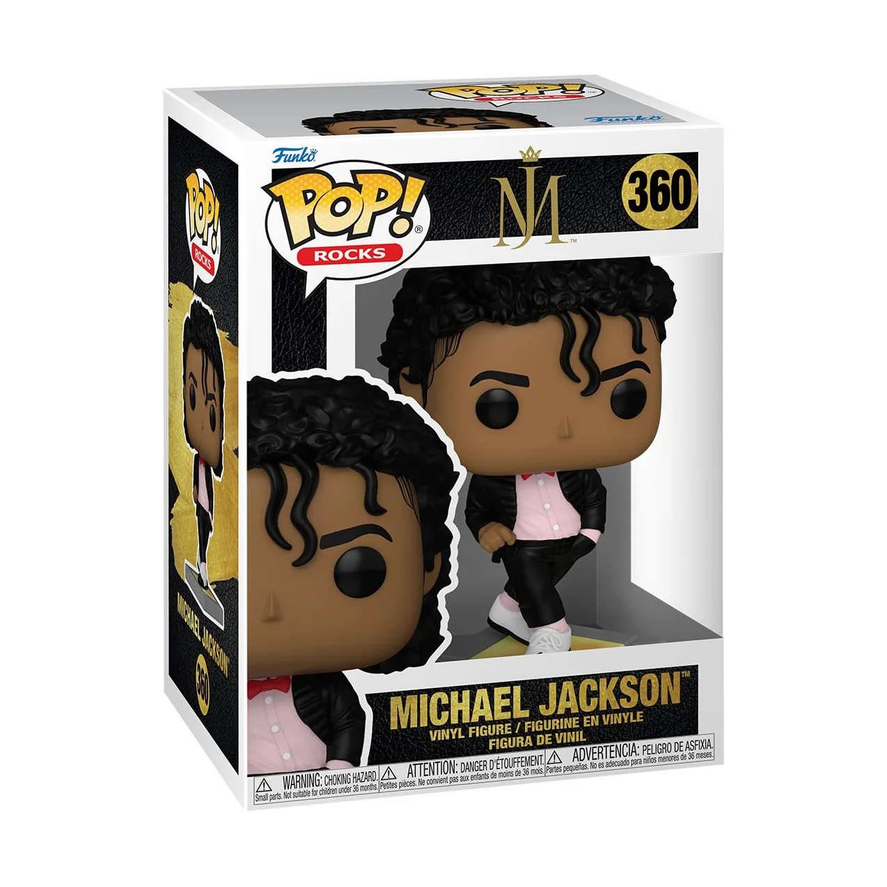 Funko POP! Rocks: Michael Jackson (Billie Jean) - Figura in vinile da collezione - Merchandise ufficiale - Giocattoli per bambini e adulti - Modello di figura da collezione e da esposizione