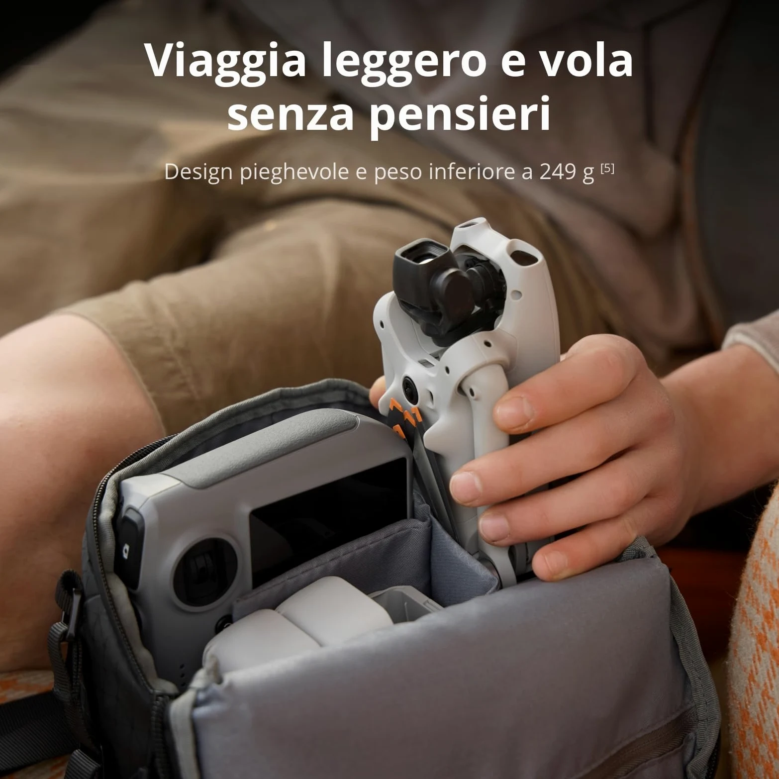 DJI Lito X1 Combo Due Batterie con DJI RC-N3, drone con fotocamera 4K per principianti, rilevamento degli ostacoli, ActiveTrack, sensore da 1/1,3 pollici, leggero per adulti, 2 batterie, C0