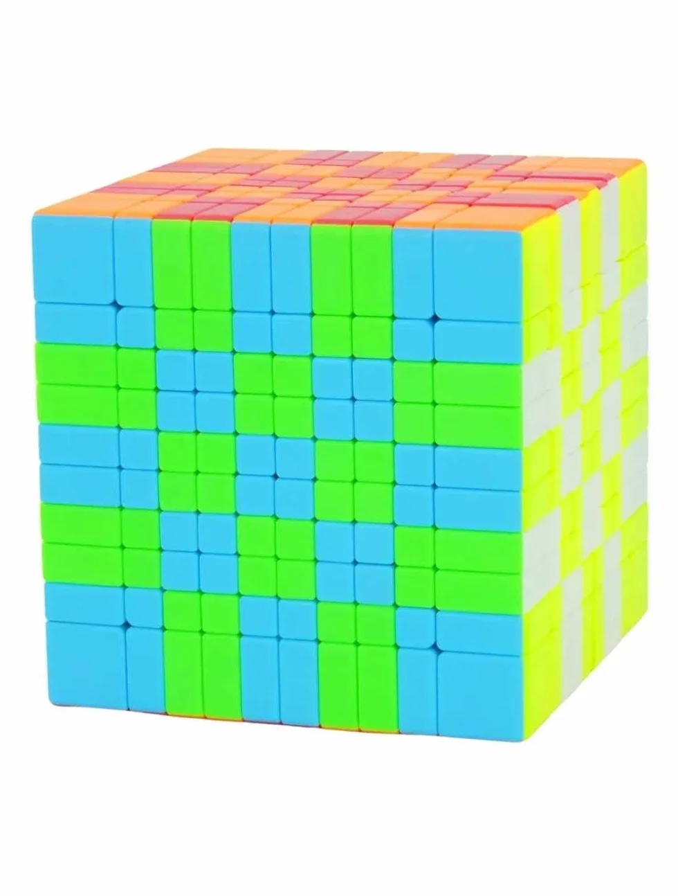 Logica Giochi - Cubo Magico 10x10 Stickerless - Cubo Professionale - Rotazione Fluida e Silenziosa