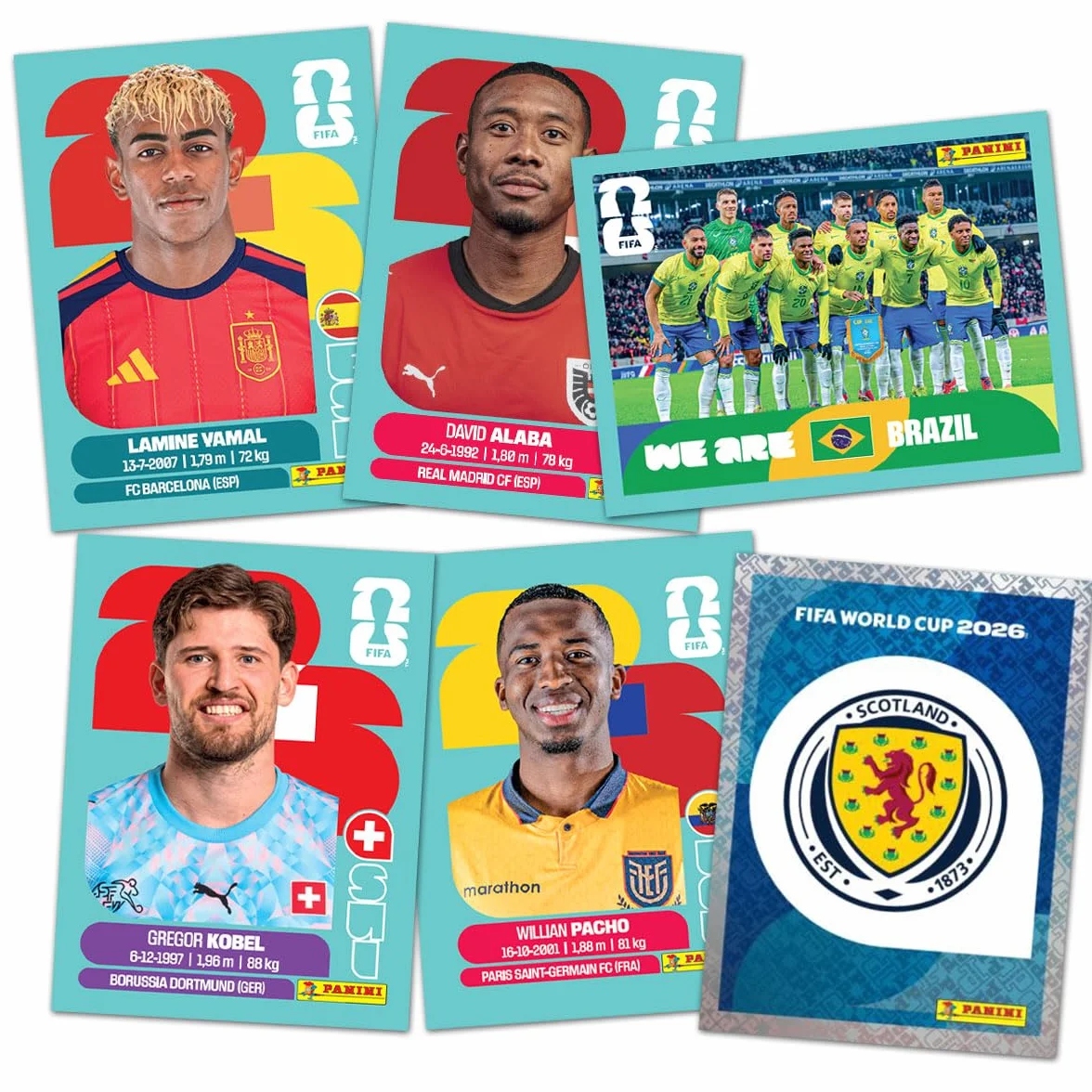 Panini Collezione ufficiale di adesivi FIFA World Cup 2026™ (scatola da 100 sacchetti)